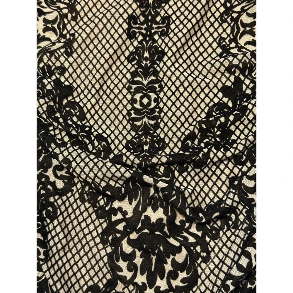 Romantic Goth Chic Ethereal Damask Ruched Bodycon Dress Off Shoulder Y2K Whimsi